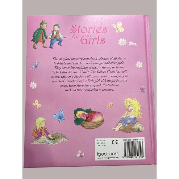 Stories For Girls Hardcover Book By Igloobooks Over 20 Stories - Picture 2 of 16
